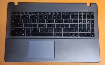 ASUS X55 Series Palmrest w./ Keyboard, Trackpad X550 X555 X556 - Image 1 of 2