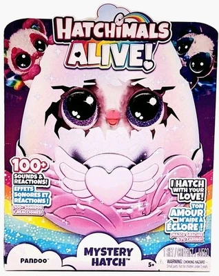 Hatchimals Alive Mystery Hatch Интерактивный Панду с Туманным Светом и Звуками, Возраст 5+ - Изображение 1 из 4