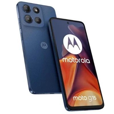 MOTOROLA MOTO G15 128GB ANDROID DUAL SIM 4GB RAM DISPLAY 6.72" EU GLACIER BLUE