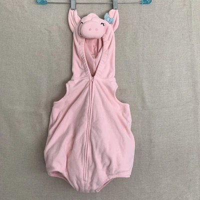 Infant Toddler Carter's Size: 12 Months Baby Girl Pink Pig Halloween Costume - Image 1 of 4