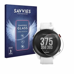 3x Savvies Schutzglas für Garmin Approach S12 Echt Glas Panzer Display 9H - Zdjęcie 1 z 7