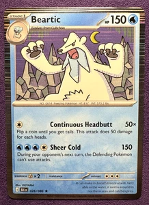 Beartic 26/86 | SV: Black Bolt | Holo | Pokemon TCG - Picture 1 of 12