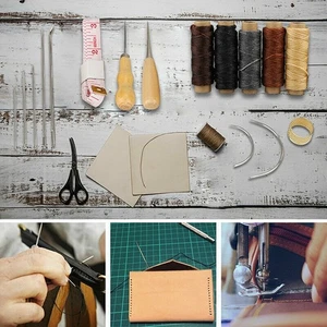 16PCS Repair Sewing Needles Kit For Canvas Upholstery Leather Carpet Heavy Duty - Picture 1 of 9