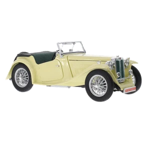 Lucky Druckguss 92468 CRM 1: 18 1947 MG TC Midget Modell Fahrzeug, cremefar ... - Bild 1 von 1