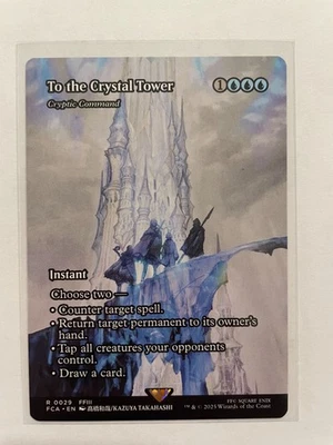 MTG Final Fantasy: To the Crystal Tower Cryptic Command (Showcase) - Image 1 of 2