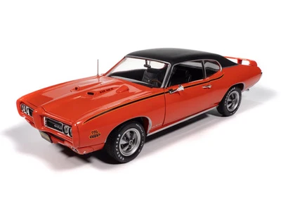 Auto World American Muscle 1969 Pontiac GTO Judge Mecum Auctions 1:18 AMM1351 - Image 1 of 4