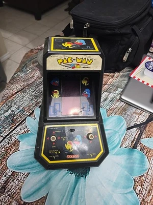 Mini gabinete arcade vintage PAC Man escritorio arcade clásico videojuego probado  Foto 1 de 4