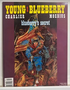 YOUNG BLUEBERRY #1 BY MOEBIUS GRAPHIC NOVEL COMCAT COMICS 1989 VF/NM (9.0) - Picture 1 of 3