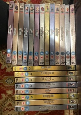 MARVEL STUDIOS UNIVERSE DVD Collection (2008 - 2025) + Slipcase Sleeve Cover MCU - Image 1 of 3