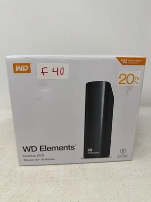 Western Digital 20TB WD Elements Desktop External Hard Drive-WDBWLG0200HBK-NESN - Image 1 of 4
