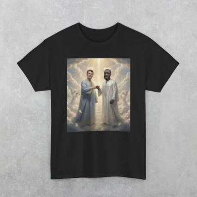 Camiseta Charlie Kirk & George Floyd In Heaven, Two Brothers With The Father Foto 1 de 4