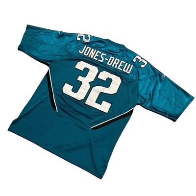 Футболка с нашивками Maurice Jones Drew Jacksonville Jaguars Reebok NFL размер 56 - Изображение 1 из 4