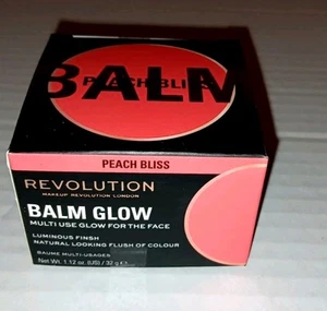 Makeup Revolution Balm Glow Shade Peach Bliss Multi-Use Balm for The Face NIB - Picture 1 of 8