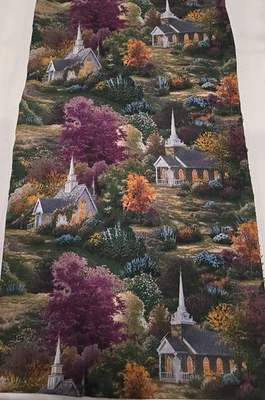 Vintage Cotton Fabric 1.25 Yards X 44" Multicolor Sewing Quilt Craft - Image 1 of 4