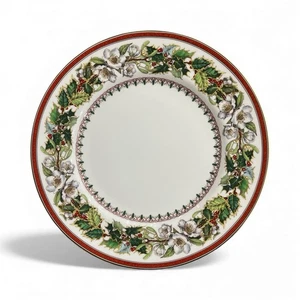 Spode (4) CHRISTMAS ROSE Essteller 10 5/8" Bone China England NICHT MEHR ERHÄLTLICH Neu - Bild 1 von 12