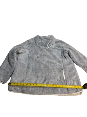 St John’s Bay Active Sherpa Pullover - Size Women’s XL - White - Image 1 of 4