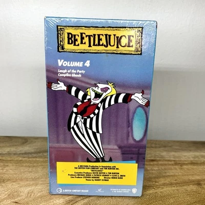 Vintage Beetlejuice VHS Volume 4 Animated Cartoon Series 1990 Factory Sealed New - Image 1 of 4