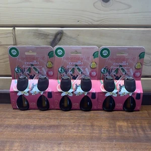 3 Air Wick Essential Mist Fragrance Refill 2 Packs 6 Total VANILLA & PINK PAPAYA - Picture 1 of 2