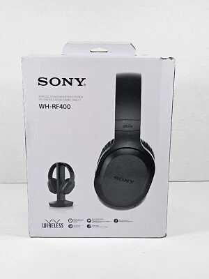 Sony WH-RF400 Wireless Home Theater Headphone System for TV - Black