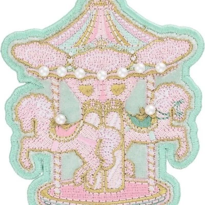 NEW Stoney Clover Lane LARGE Carousel CHERRY ON TOP COLLECTION Pearls PATCH - Image 1 of 4