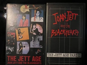 The Jett Age pièces 1 et 2, bande VHS d'occasion Joan Jett et les cœurs noirs - Photo 1/2