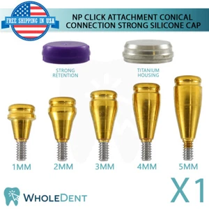 NP Conical Click Aufsatz Abutment starke Silikonkappe Zahnimplantat - Bild 1 von 3