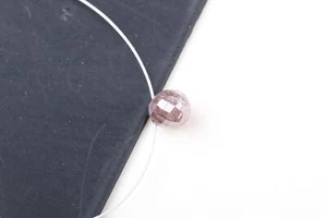 Diamante a forma di briolette sfuso rosa naturale 0,72 ct 4,50 mm diamante forato DB131 - Foto 1 di 12