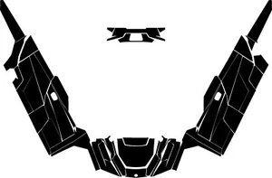 2016+ Polaris GENERAL 4 DOOR Decal Graphic Kit Wraps Vector Template - Picture 1 of 1