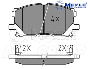Meyle Frein Set Plaquettes,Avant Essieu Avec anti-grincement plaque 025 239 - Picture 1 of 1