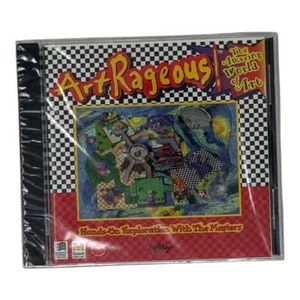 SoftKey ArtRageous! The Amazing World of Art 1995 PC Windows/Mac Compatible New - Picture 1 of 7