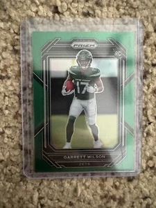 2022 Panini Prizm - Rookies Green Prizm #309 Garrett Wilson Jets Color Match - Picture 1 of 2