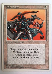 ►HOLY ARMOR ►4. EDITION 1995 ENGLISH ►NM ►WHITE ►MAGIC THE GATHERING ►MTG - Bild 1 von 2