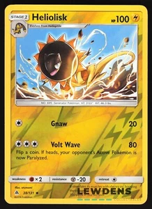 Heliolisk - 38/131 - Holograma Inverso Poco Común - Luz Prohibida - Tarjeta Pokémon - Imagen 1 de 2
