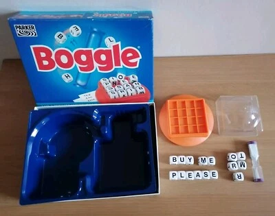 BOGGLE - The 3 Minute Word Game by Parker - 100% Complete - 1996 Version - Image 1 of 4