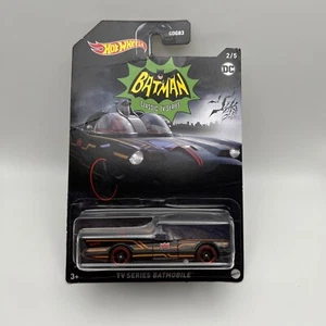 Hot Wheels Black Classic TV Series Batmobile DC - Picture 1 of 2