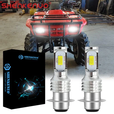 2 Super Bombillas LED Para Honda ATV 1997 TRX200D AN FOURTRAX 200 TIPO II Faro Foto 1 de 4