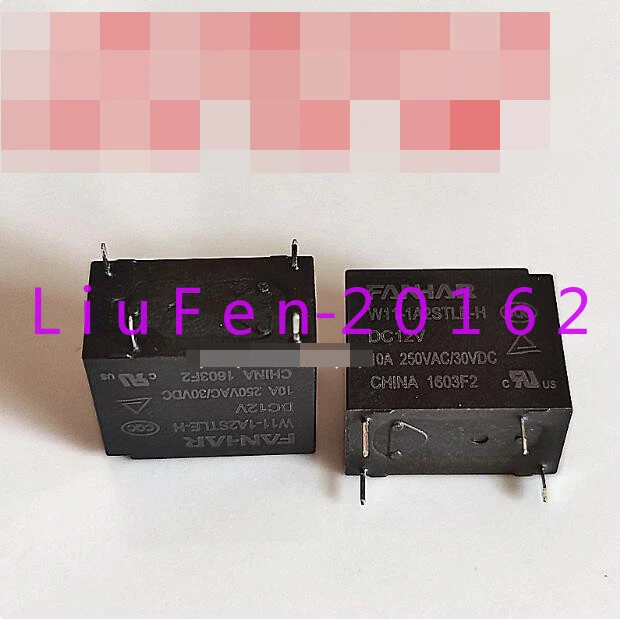 10PCS New W11-1A2STLE-H DC12V 4 pin relay - Image 1 of 1