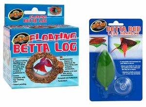 ZooMed Schwimmende Betta Wasserscheit & Hängematte KONVOLUT Kampffische Aquarium - Bild 1 von 1