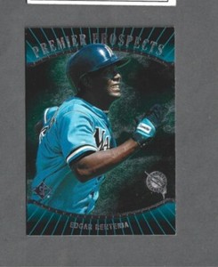 Edgar Renteria Premier Prospects RC Florida Marlins 1996 Upper Deck SP #9
