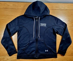 IOWA STATE CYCLONES Under Armour Full Zip Hooded Sweatshirt Hoodie Women's Small - Picture 1 of 2