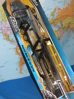 JADA PETERBILT MODEL 387 CAR CARRIER FAST & FURIOUS 15" (38cm) ***BRAND NEW*** - Image 1 of 4