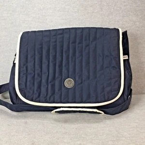 "Emporio Giorgio Armani blau Baby Wickeltasche Flaschenhalter gebraucht 14""x11""x5" - Bild 1 von 8