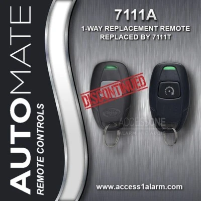 Nuevo reemplazo 7111T para control remoto automático descontinuado 7111A EZSDEI471H Foto 1 de 3