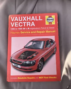VAUXHALL VECTRA 1995 to 1998 (N To R Reg).HAYNES MANUAL PETROL & DIESEL. - Picture 1 of 4