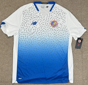 New Balance Federacion Costarricense De Futbol Costa Rica Soccer Jersey Size XL - Picture 1 of 12