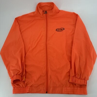Cortavientos DE COLECCIÓN Para Hombre Mediano Naranja Neptuno Playa Jacksonville Cremallera Completa Foto 1 de 4