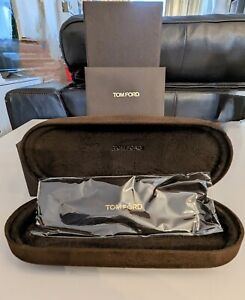 Authentic Tom Ford Luxury Glasses Sunglasses Velvet Case+Cleaning Cloth+Box New