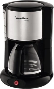 Moulinex Subito Cafetière filtre inox 1.25 L, 10 à 15 tasses 1.25 L, Système ant - Imagen 1 de 6