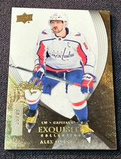 2021-22 Upper Deck Exquisite Collection Gold /99 Alex Ovechkin Retro #07V-AO