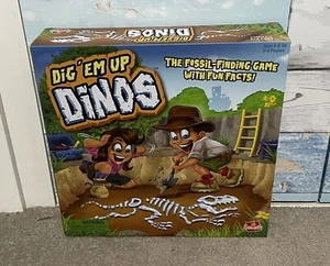 Dig 'em Up Dinos: The Fossil Finding Game With Fun Facts 2-4 Players 4 Years + - Picture 1 of 2